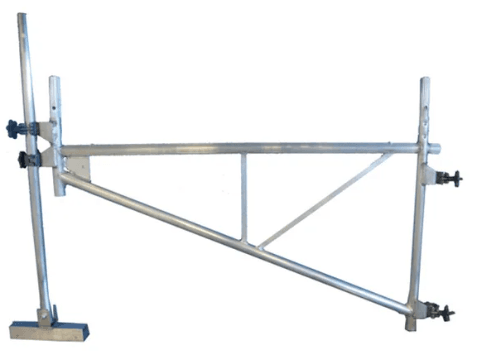 Uitbouwconsole 1.50m met daksteun t.b.v. rolsteiger