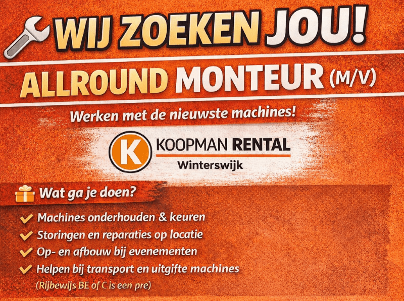 Vacature: Allround Monteur
